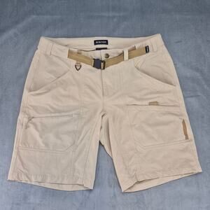 Burton Men's Multipath Utility Outdoor Hiking Shorts Khaki Inseam 10" Size 34